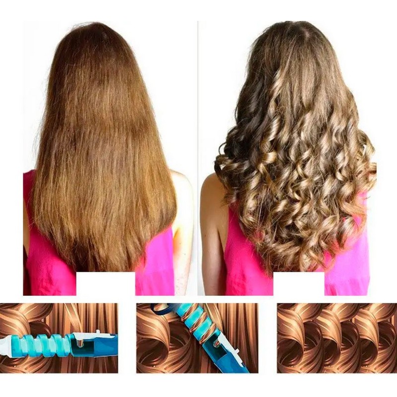 Pinza Rizador Ondulado Ceramica Profesional Rizos Perfectos