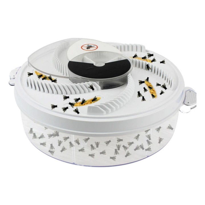 Trampa Automática Usb Giratoria Atrapa Moscas E Insectos