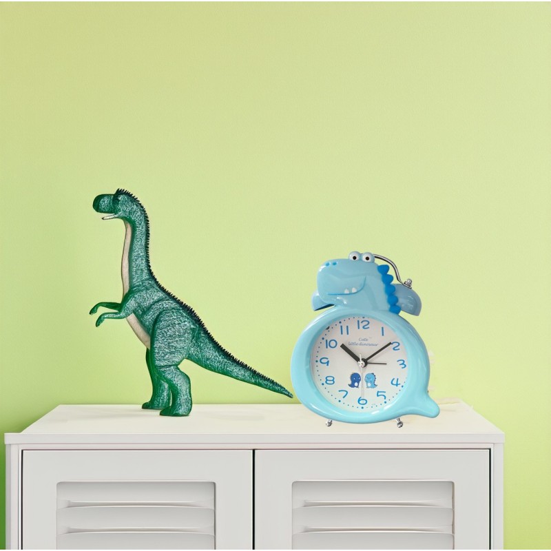 Reloj De Mesa Para Niños (a) Dinosaurio Rex + Bateria