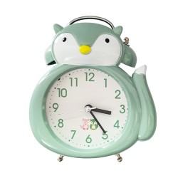 Reloj De Mesa Para Niñas Buho Niños (a) Alarma + Bateria