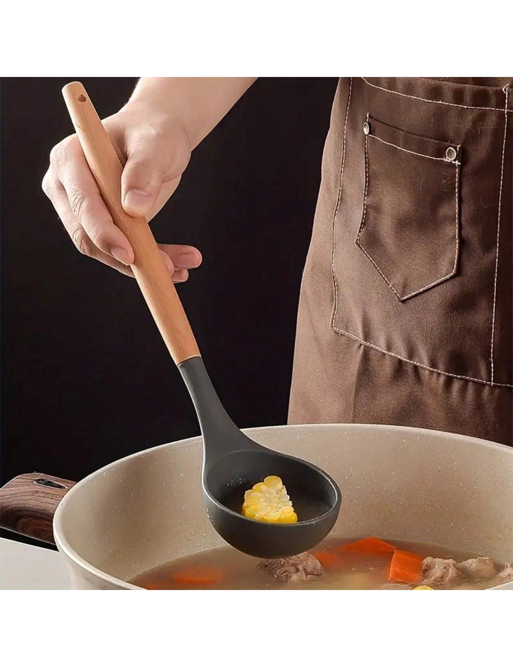 Set 12 Utensilios De Cocina Silicona Resistente Calor Juego