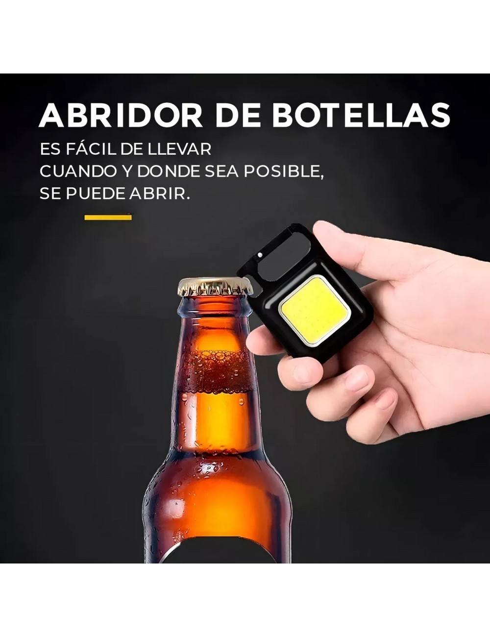 Linterna Mini Llavero Led Recargable Usb Camping Lampara