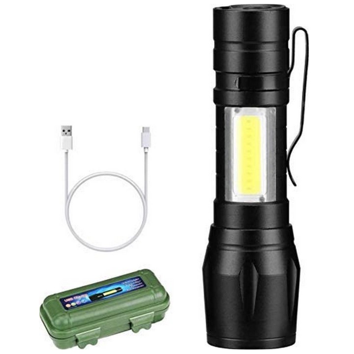 Linterna Recargable Led Portable Mini Potencia 500 Lumens