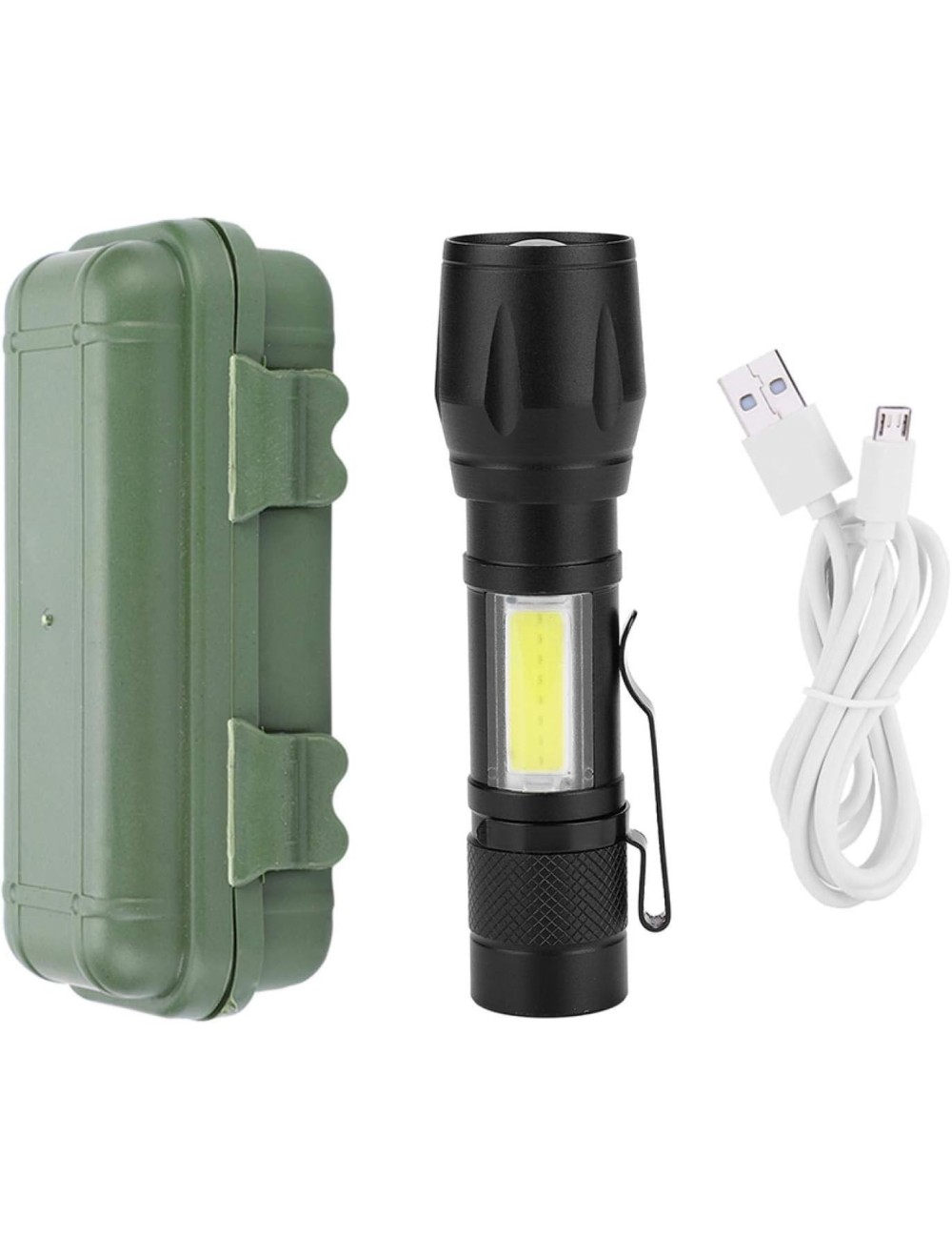 Linterna Recargable Led Portable Mini Potencia 500 Lumens