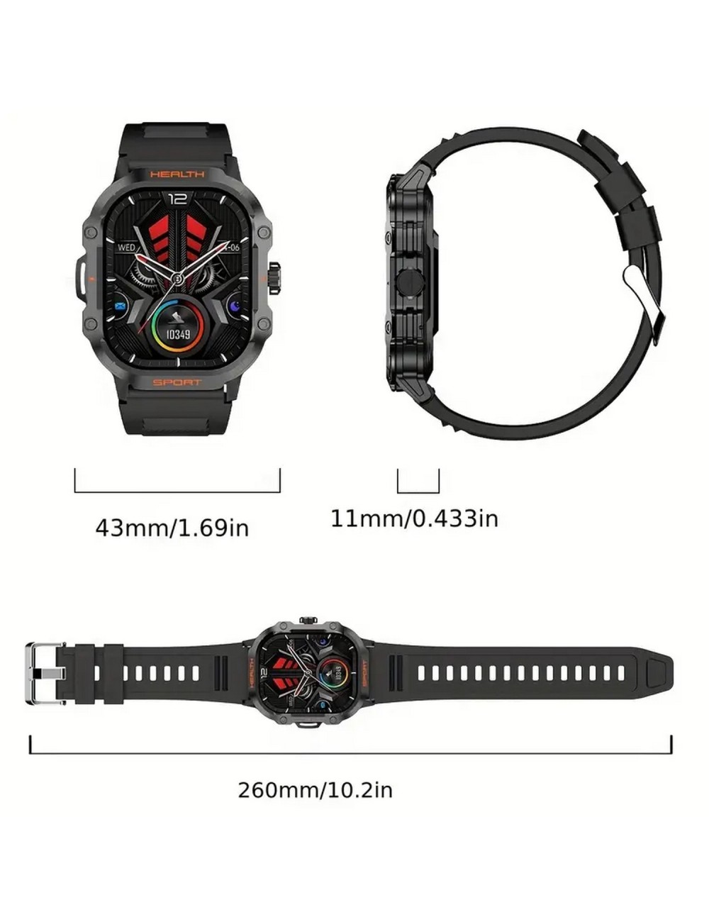Reloj Inteligente Smartwatch Llamadas Sport Smart Gs-70