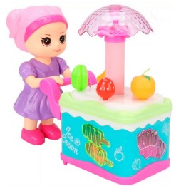 Robot Muñeca Heladeria Luces Sonido Danza Juguete + Bateria