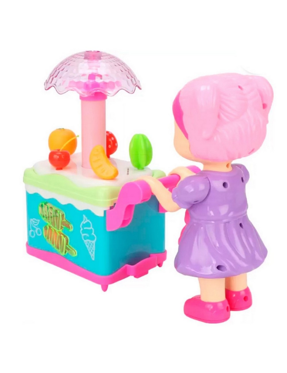 Robot Muñeca Heladeria Luces Sonido Danza Juguete + Bateria