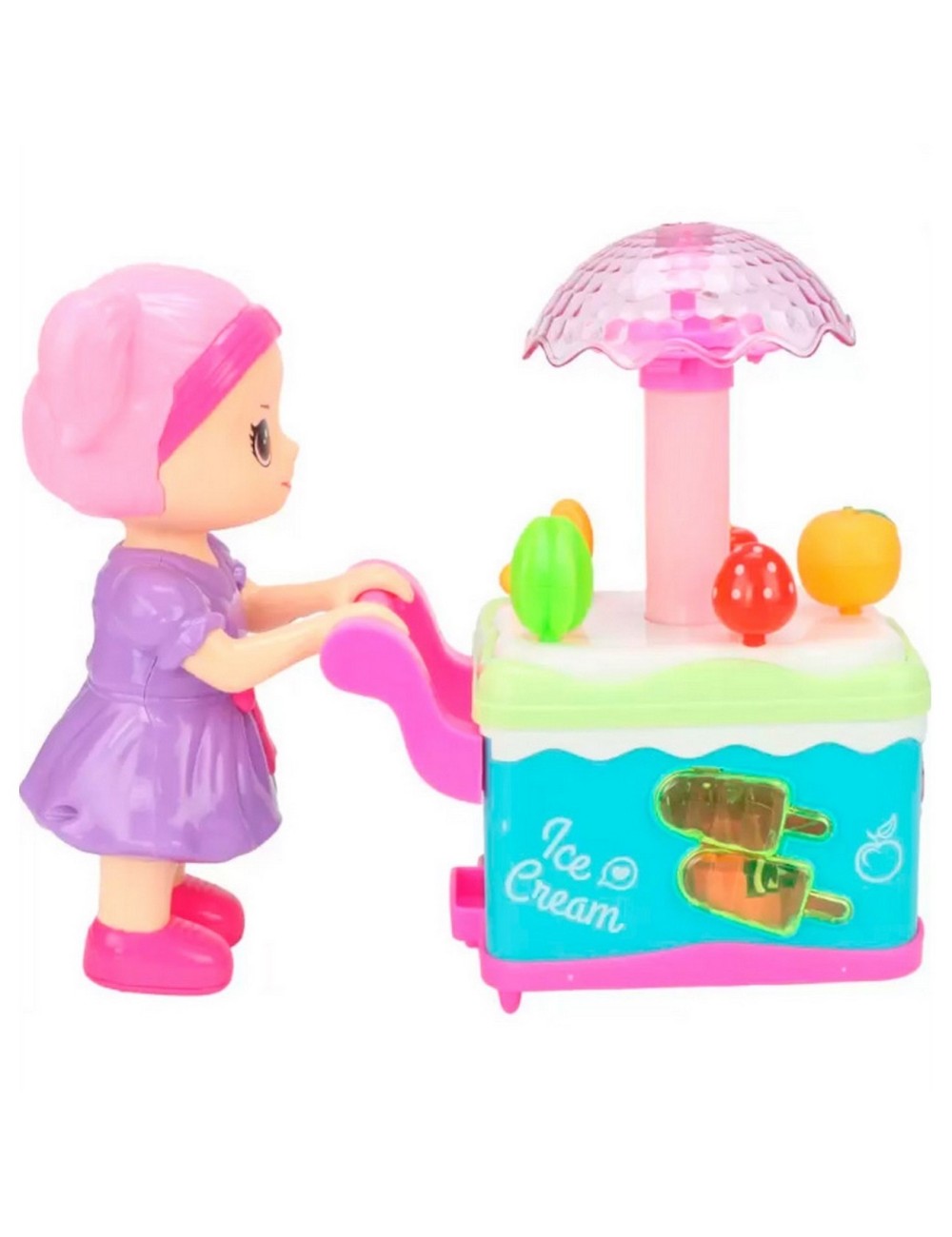 Robot Muñeca Heladeria Luces Sonido Danza Juguete + Bateria