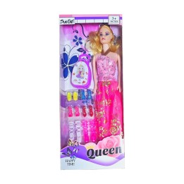 Muñeca Vestido Zapatos Bolsa Moda Fashion Juguete Niña