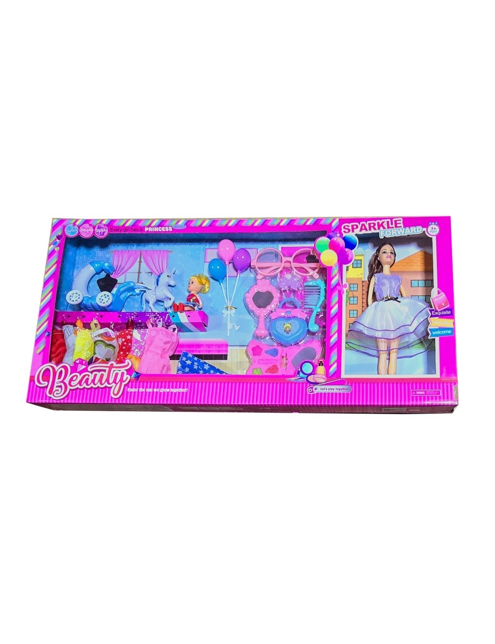 Muñecas Vestidos Accesorios Unicornio Pegasus Juguete Niña