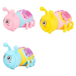 Carros De Cuerda Abeja Luces Juguete Niñas X 3 Unidades