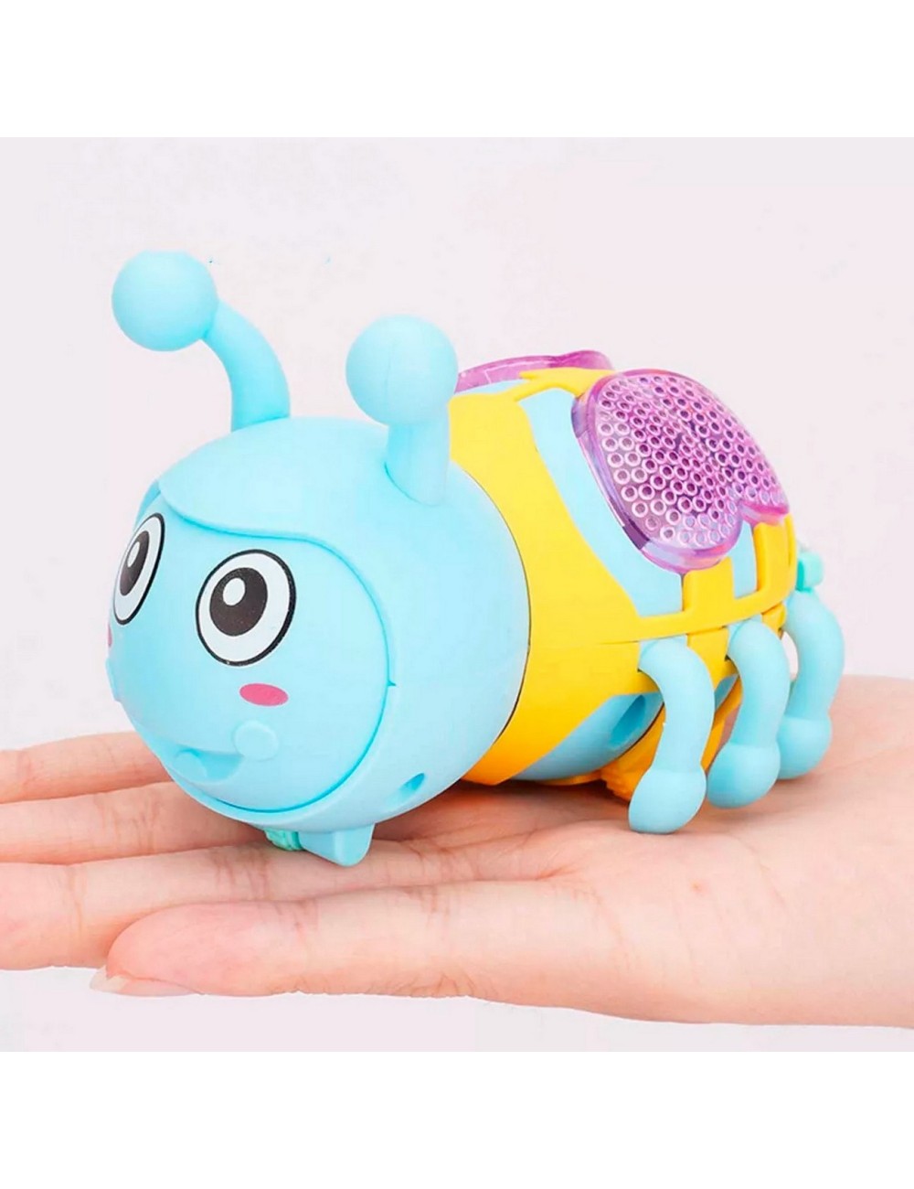 Carros De Cuerda Abeja Luces Juguete Niñas X 3 Unidades