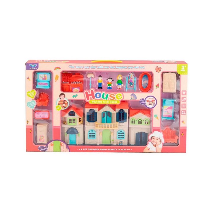 Casa Castillo Para Muñecas Muebles Accesorios Personajes