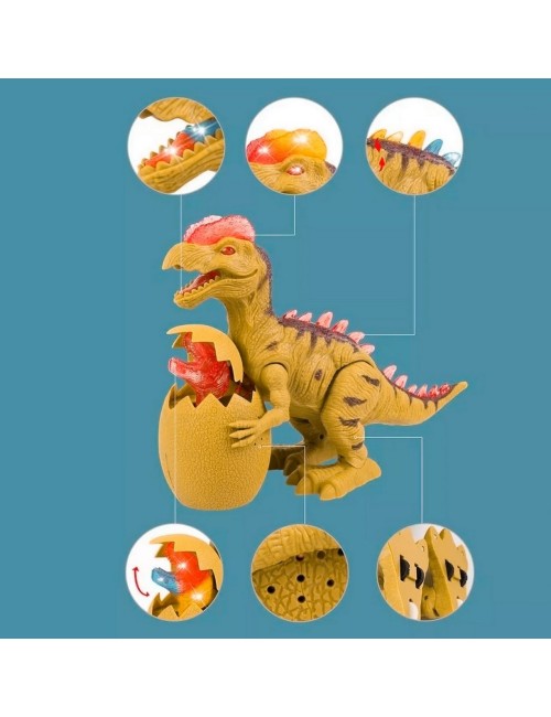 Dragón Dinosaurio Tiranosaurio Rex Movimiento Luces +bateria