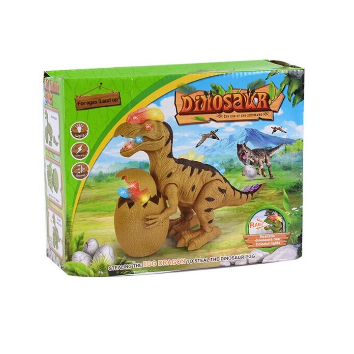 Dragón Dinosaurio Tiranosaurio Rex Movimiento Luces +bateria