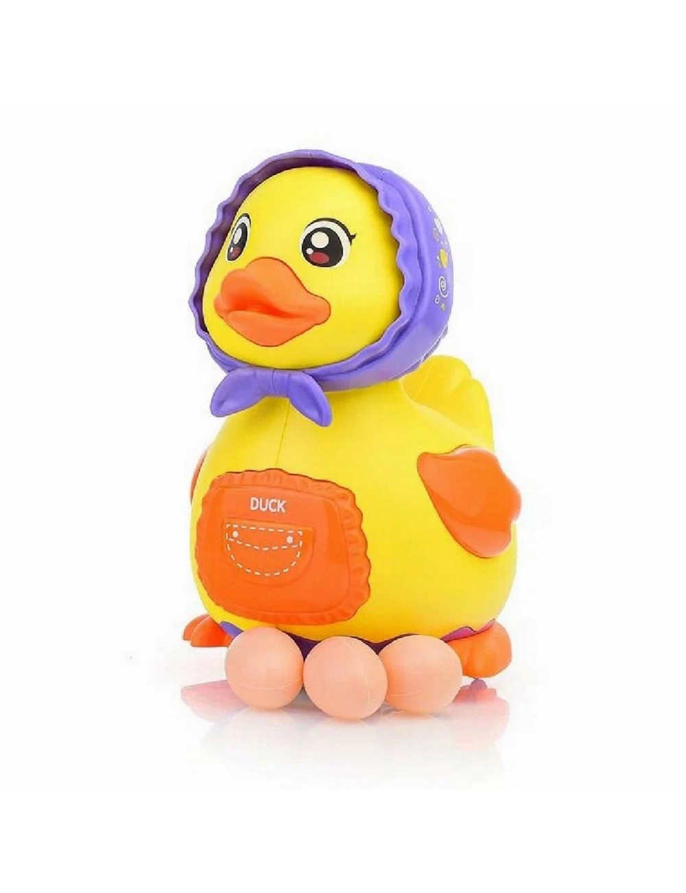 Robot Pato Gallina Pone Huevos Interactivo Juguete + Bateria