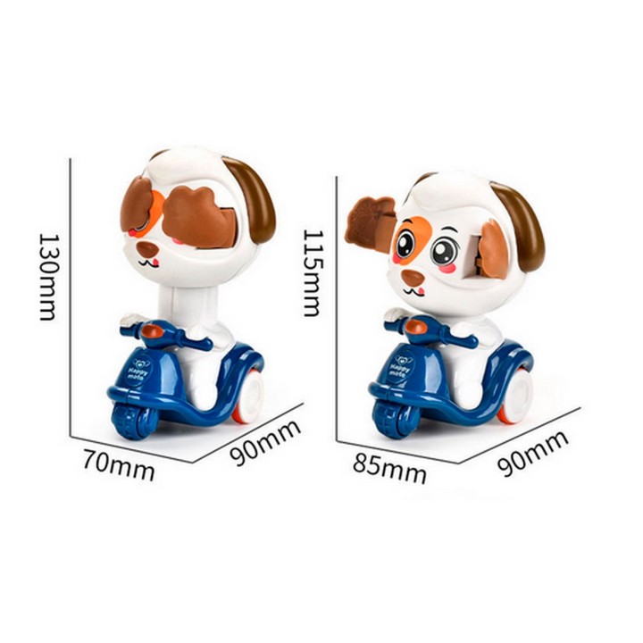 Motos De Impulso Animales Tigre Oso Pato Perro X 4 Unidades