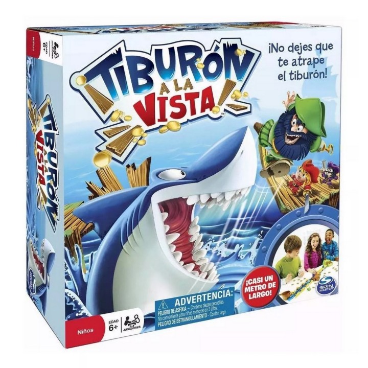 Tiburon Mania Shark Chomping Juego De Mesa Estrategia