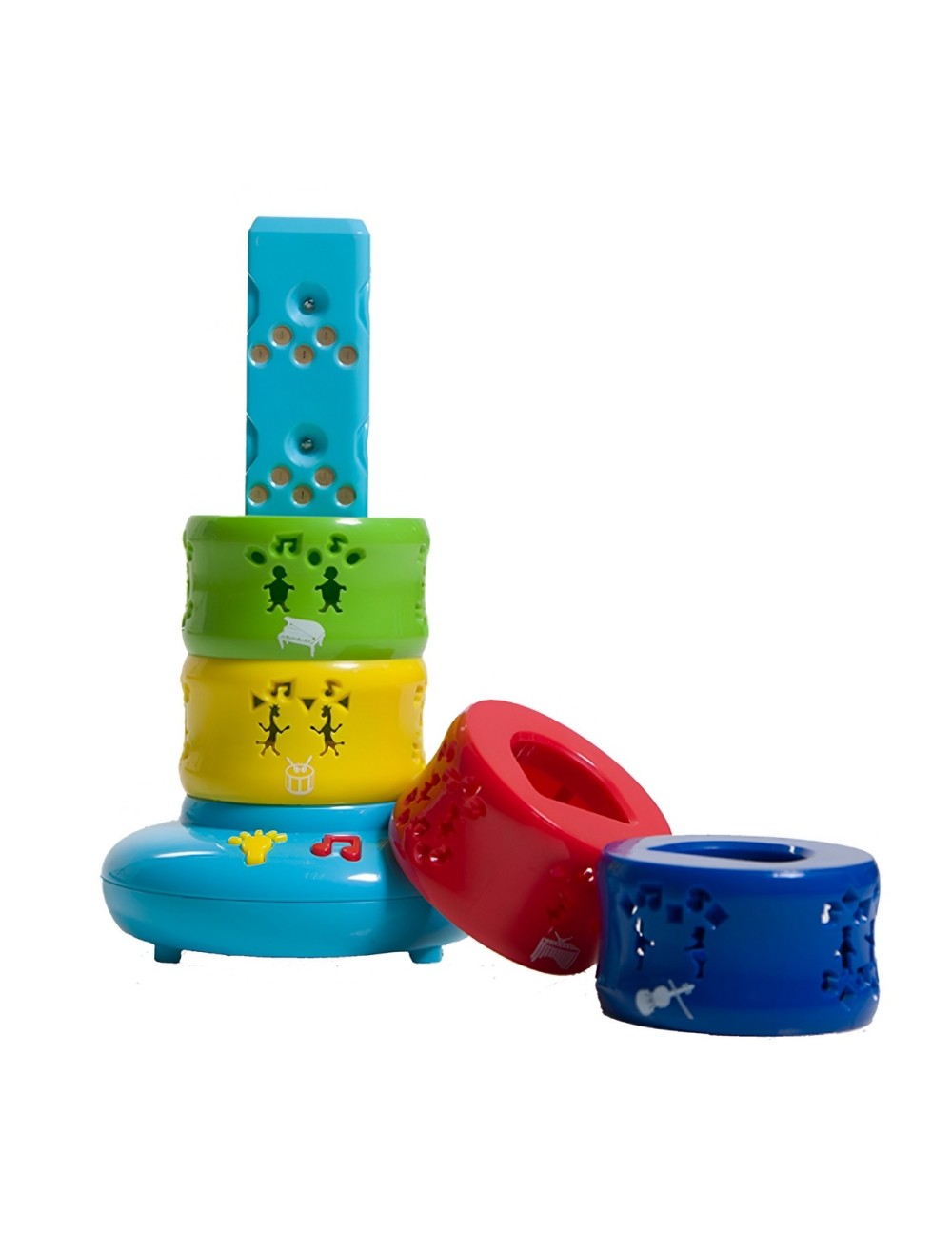 Torre Musical Juguete Didactico Bebes Aprendizaje+ Baterias