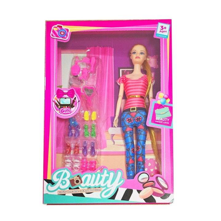 Muñeca Moda Zapatos Accesorios Juguete Interactivo Niña