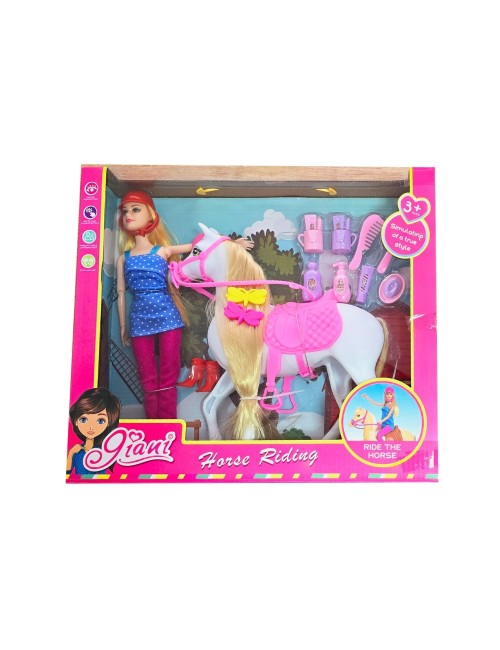 Muñeca Princesa Peine Pony Caballo Accesorios Juguete Niña