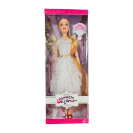 Muñeca Vestido Flecos Multicolor Juguete Niñas