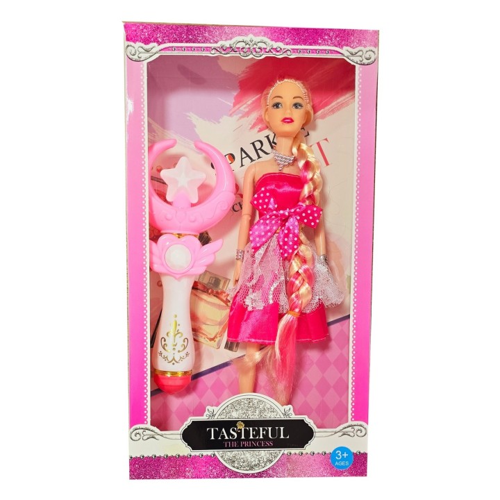 Muñeca Vestido Varita Magica Juguete Interactivo Niña