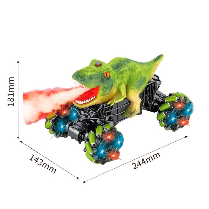Carro Dinosaurio Tiranosaurio Rex Recargable Control Remoto