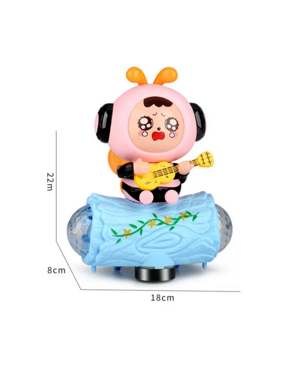 Robot Abeja Feliz Scooter Luces Sonidos Juguete +baterias