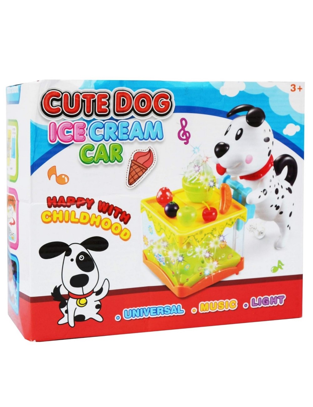Robot Perro Heladeria Frutas Interactivo Juguete + Bateria