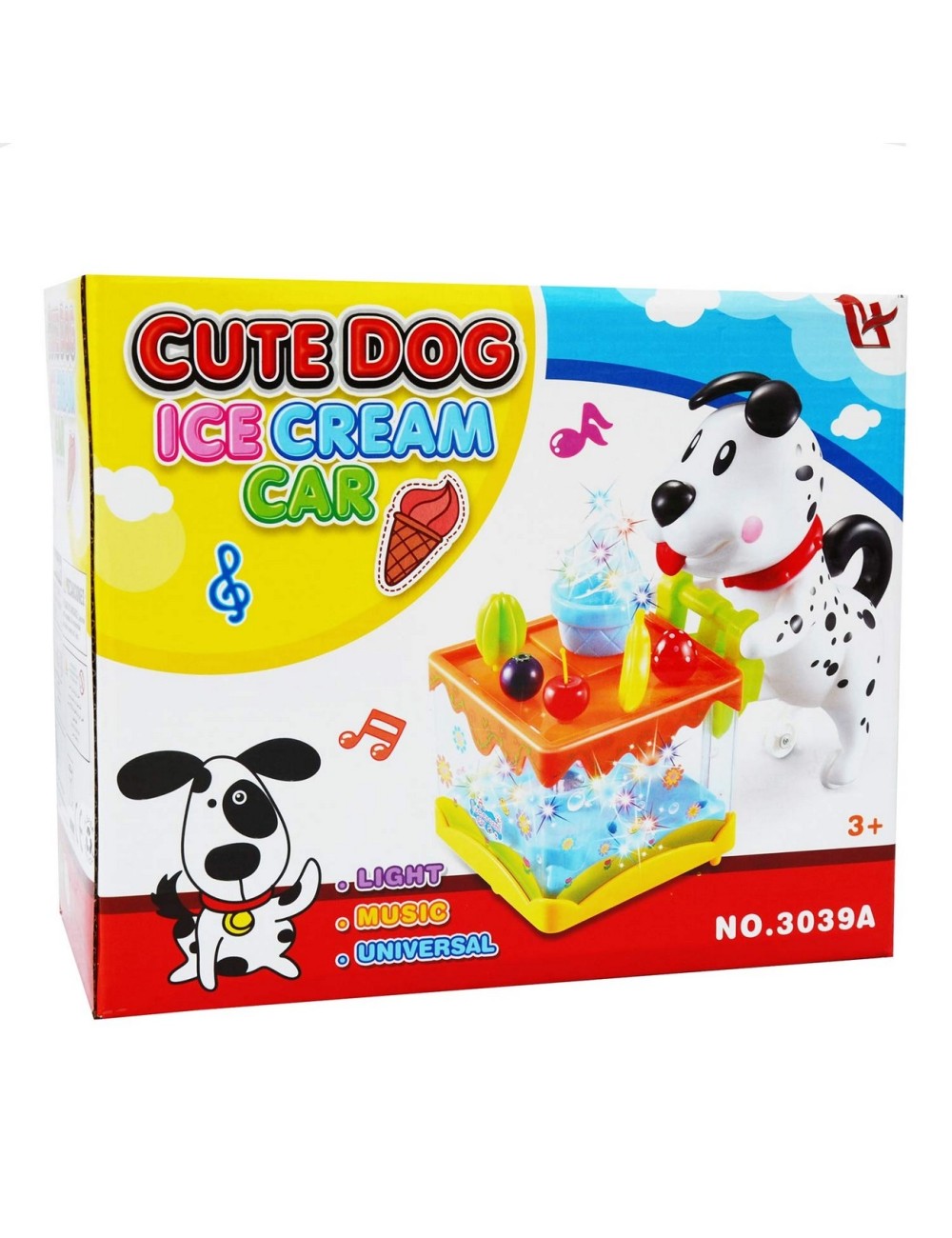 Robot Perro Heladeria Frutas Interactivo Juguete + Bateria