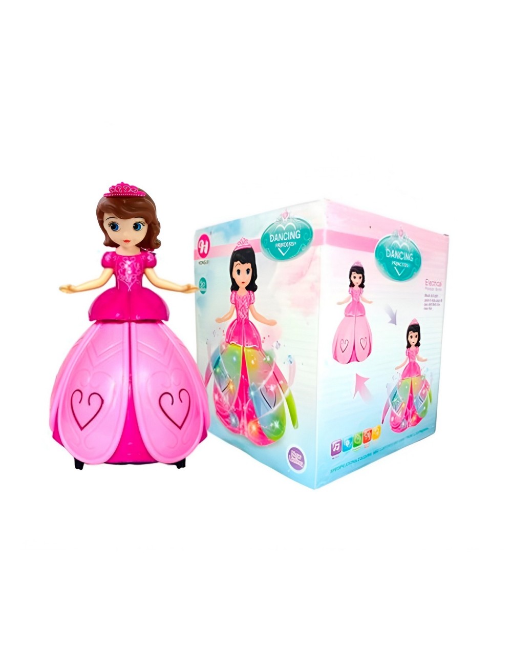 Robot Princesa Sofia Movimiento Luces Sonidos Niña+ Baterias