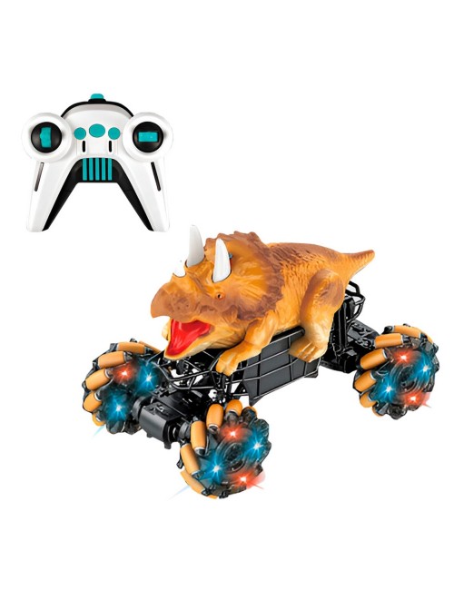 Carro Dinosaurio Triceraptos Recargable Control Remoto Niño