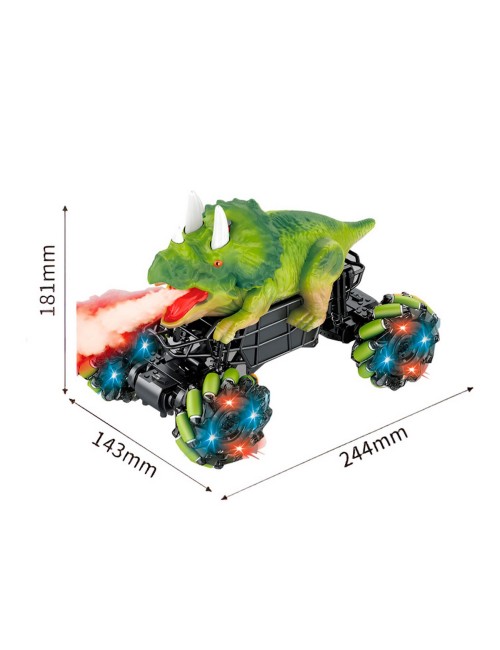 Carro Dinosaurio Triceraptos Recargable Control Remoto Niño