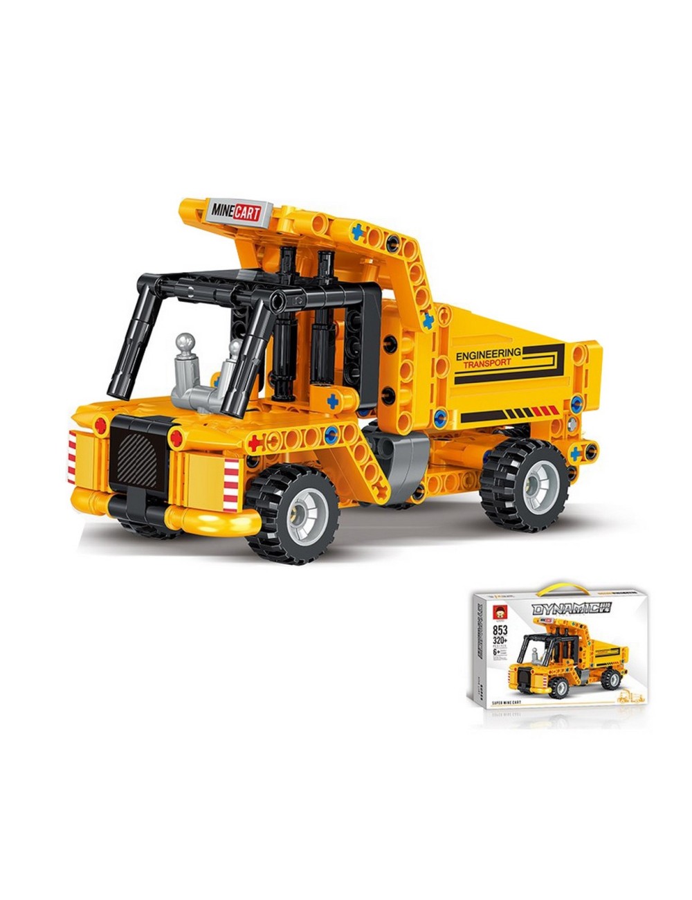 Volqueta Camion Figura Armable Armatodo Construccion Niños