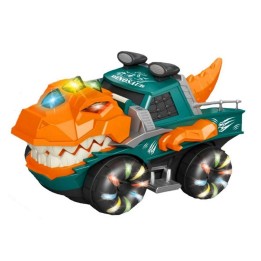 Carro Camioneta Dinosaurio Luces Sonido Movimiento + Bateria