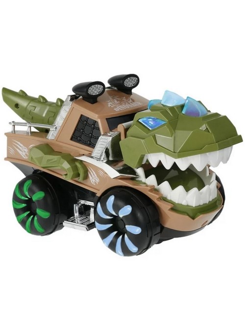 Carro Camioneta Dinosaurio Luces Sonido Movimiento + Bateria