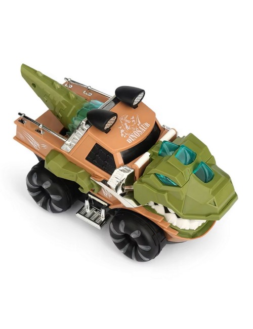 Carro Camioneta Dinosaurio Luces Sonido Movimiento + Bateria