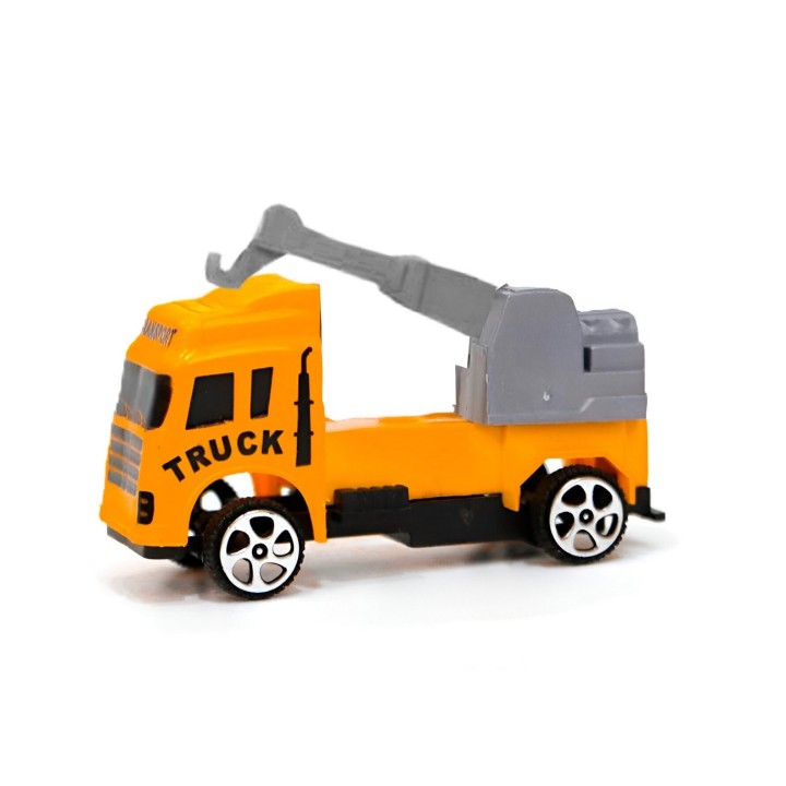 Carro Camion Construccion Linea Amarilla Juguetex 12unidades