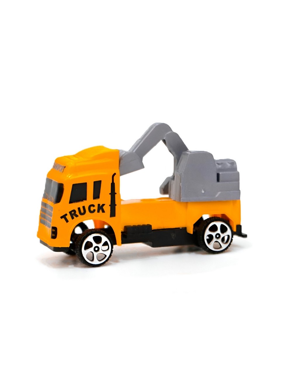 Carro Camion Construccion Linea Amarilla Juguetex 12unidades