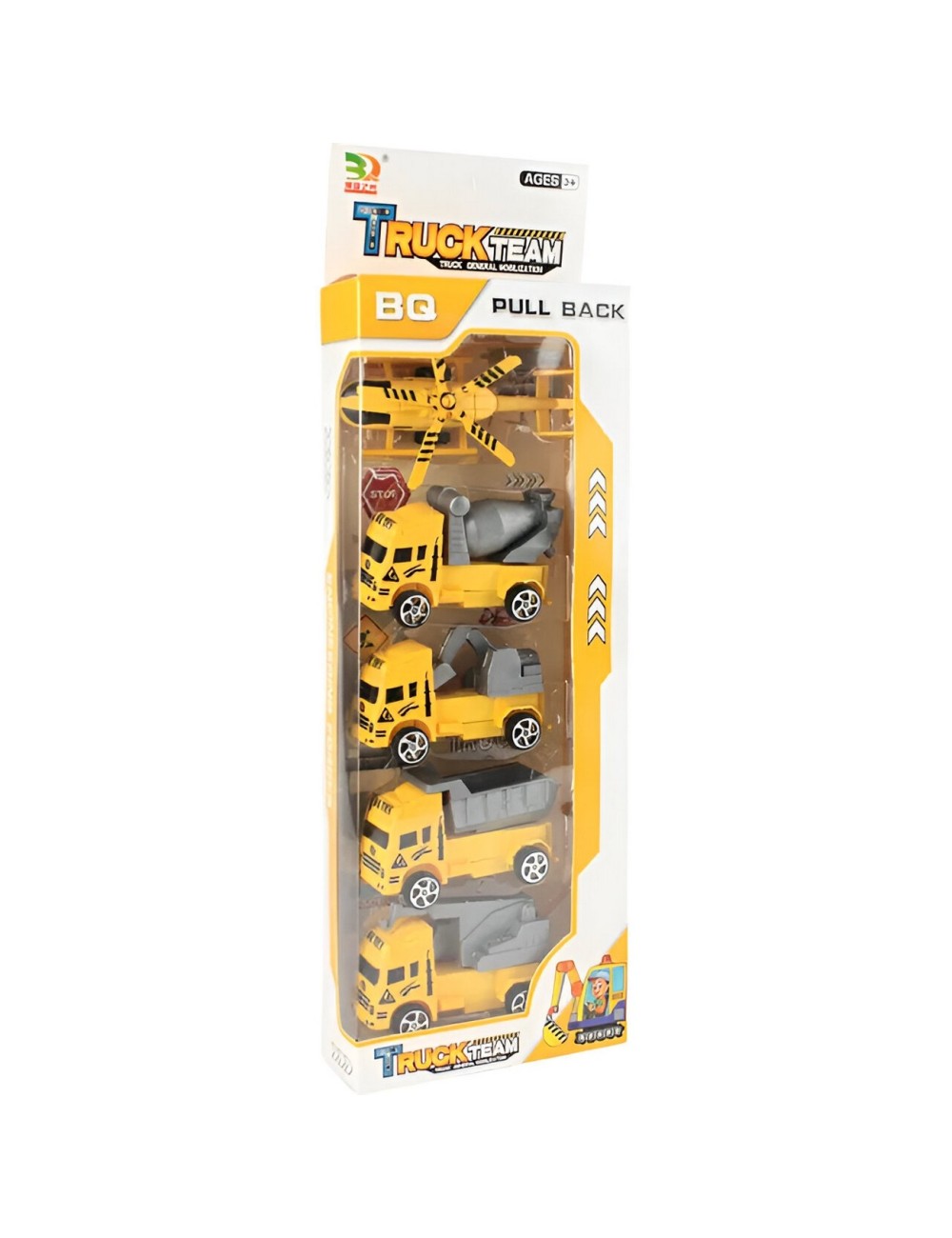 Carros Camion Helicoptero Colección Construcciòn X 5