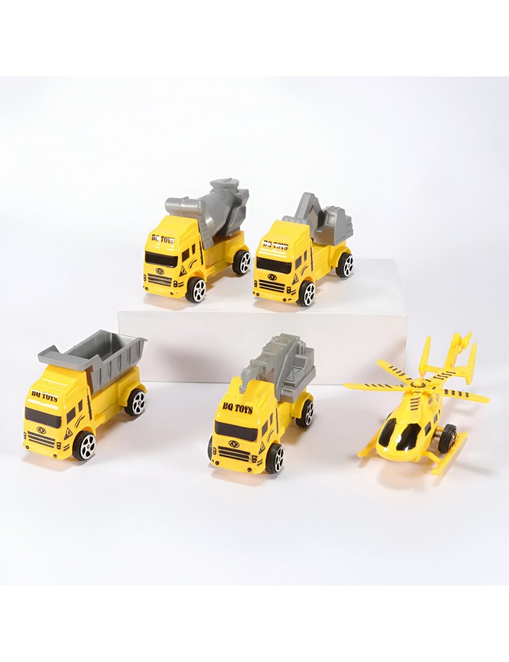 Carros Camion Helicoptero Colección Construcciòn X 5