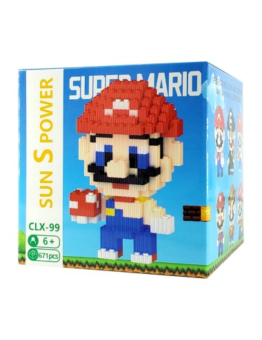 Super Mario Bros Juguete Armable Armatodo Construcción Niños