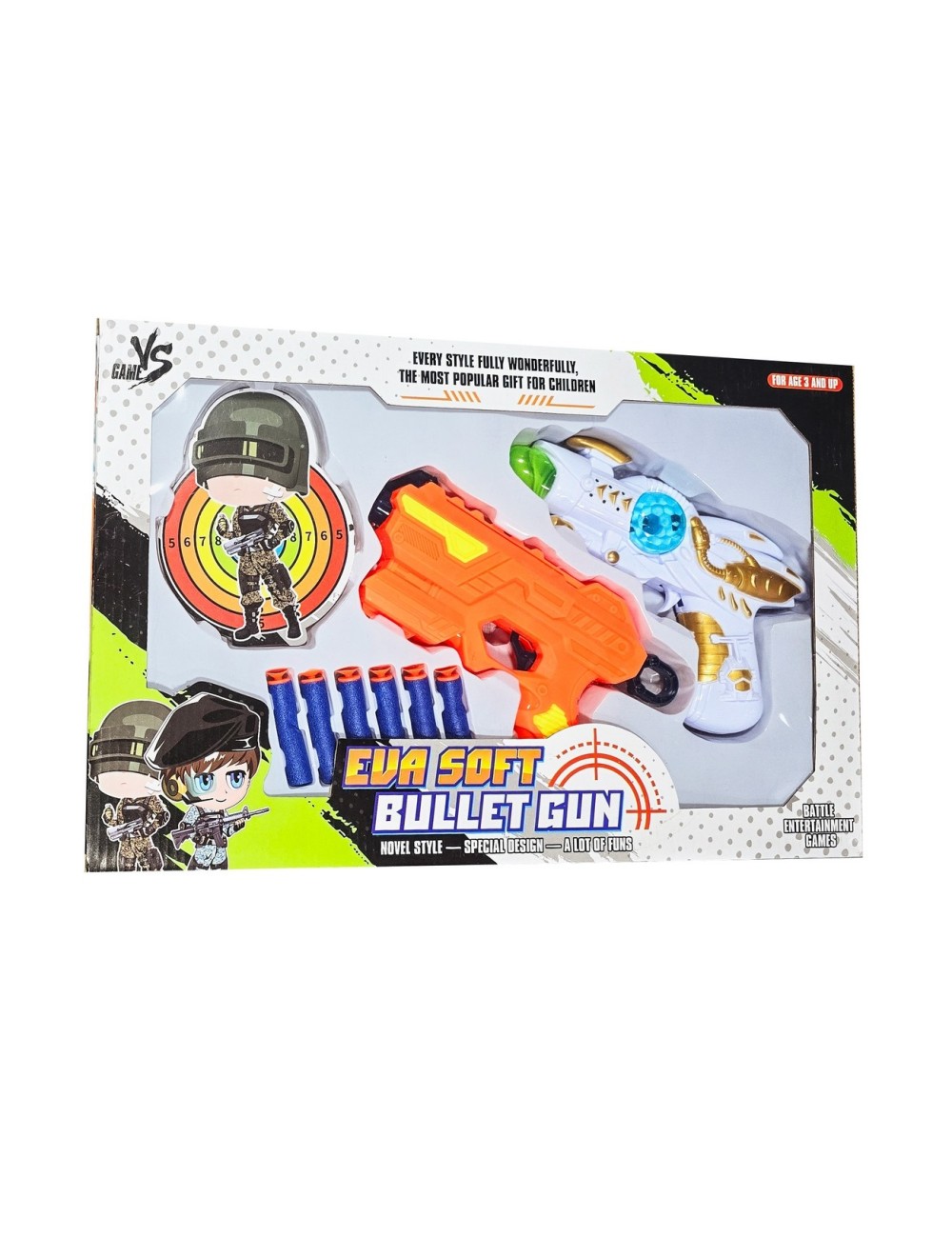 Pistola Lanza Dardos Nerf Multiples Juguete Tiro Al Blanco