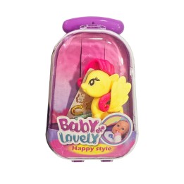 Unicornio Pony Juguete Niñas Maleta Sticker Didactico X 3 Un