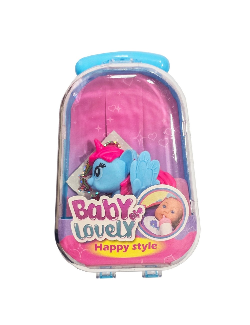 Unicornio Pony Juguete Niñas Maleta Sticker Didactico X 3 Un