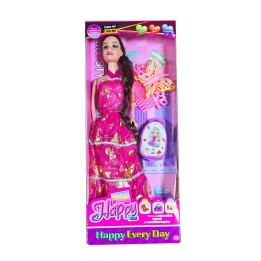 Muñeca Vestido Gancho Bolso Juguete Niñas Interactivo