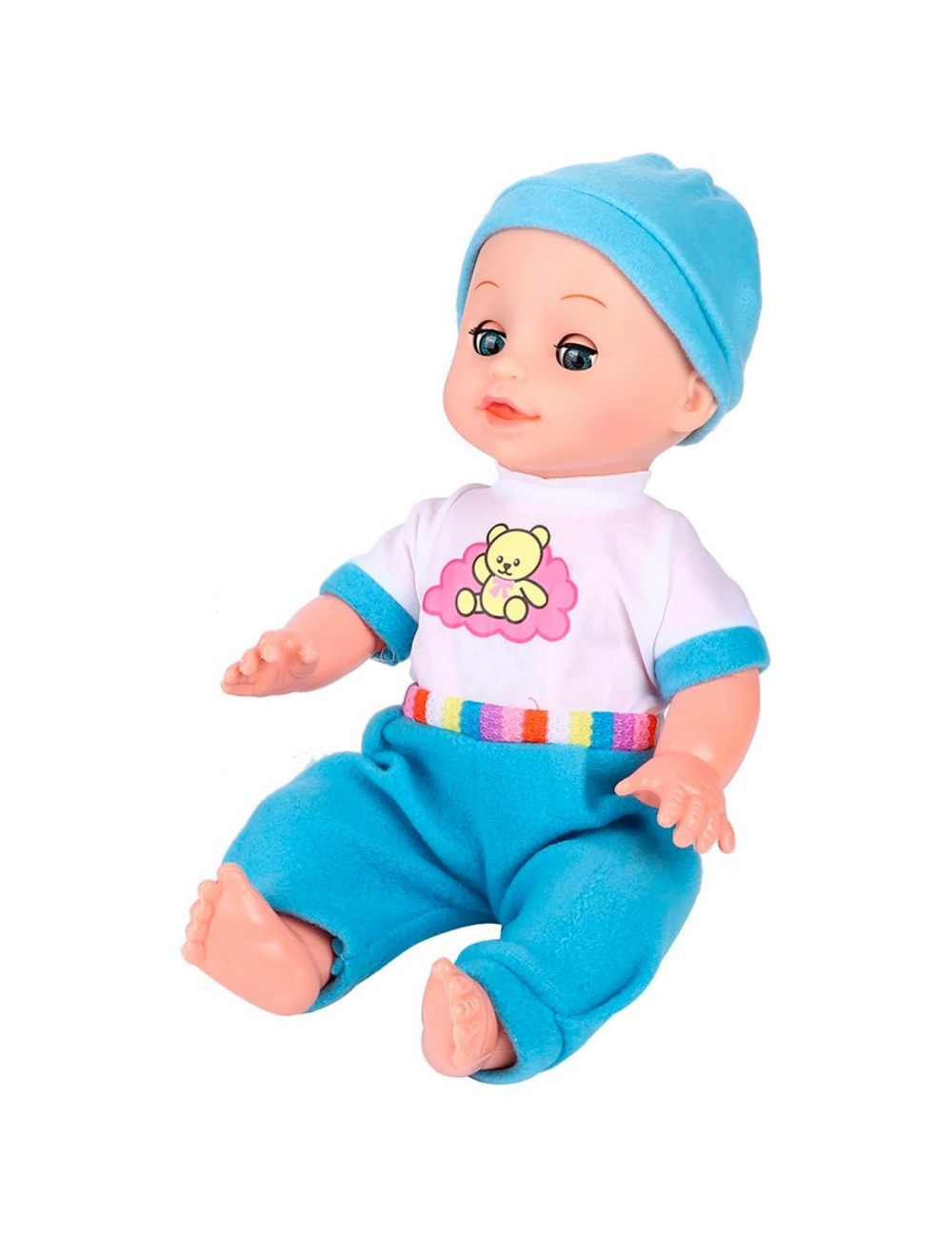 Muñeco Bebe Tetero Biberon Pañal Vacinilla Juguete Niñas