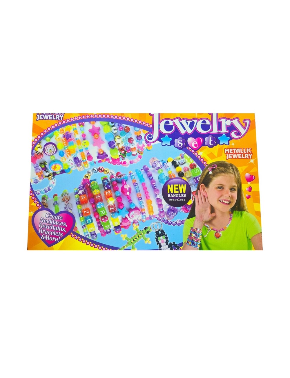 Set Kit Grande Para Hacer Pulseras Niña Princesa Multicolor