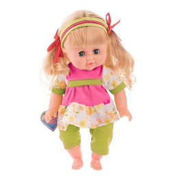 Muñeco Bebe Flor Fucsia Pañal Vacinilla Juguete Niñas